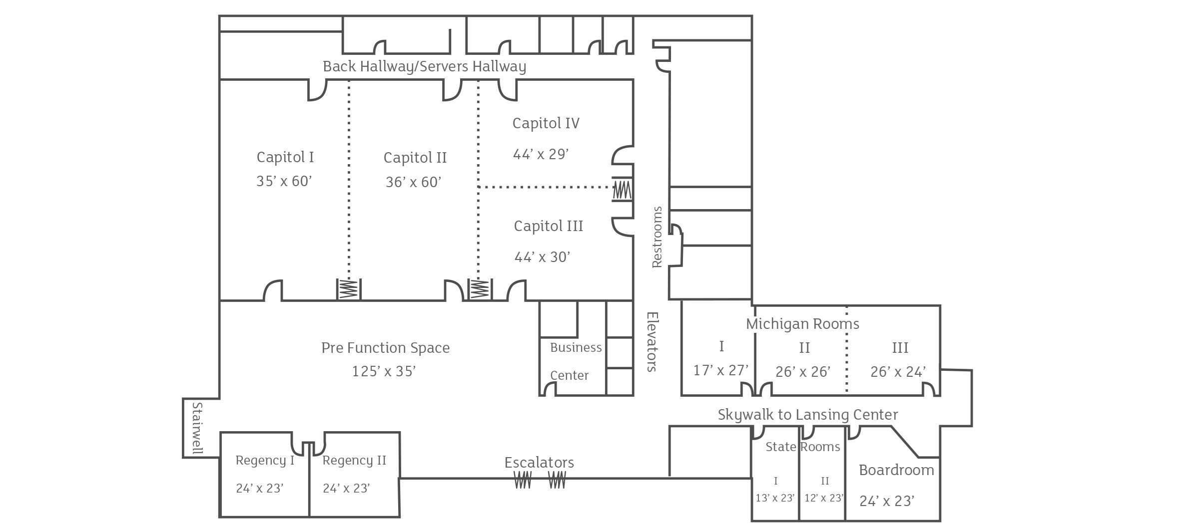 Hotel Doubletree By Hilton Lansing Extérieur photo